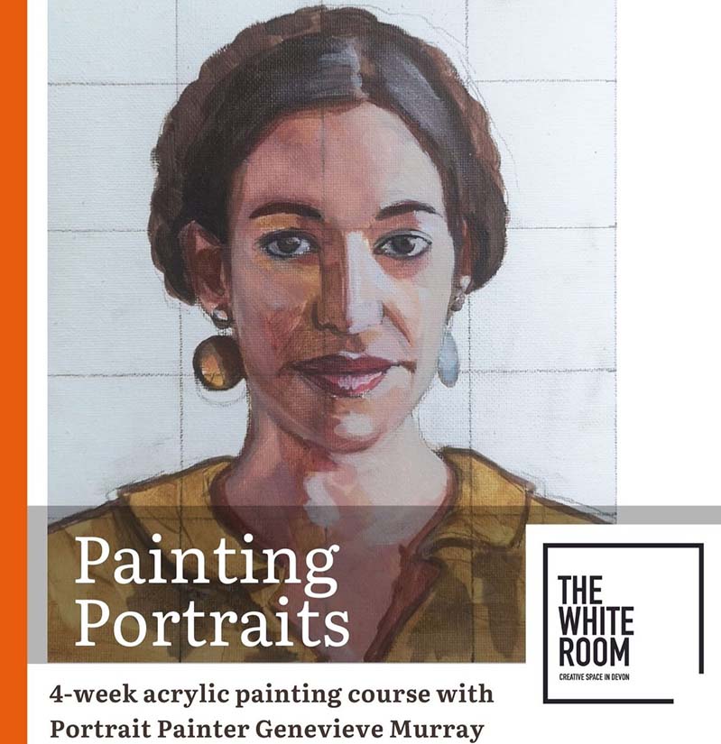Image advertising a painting course