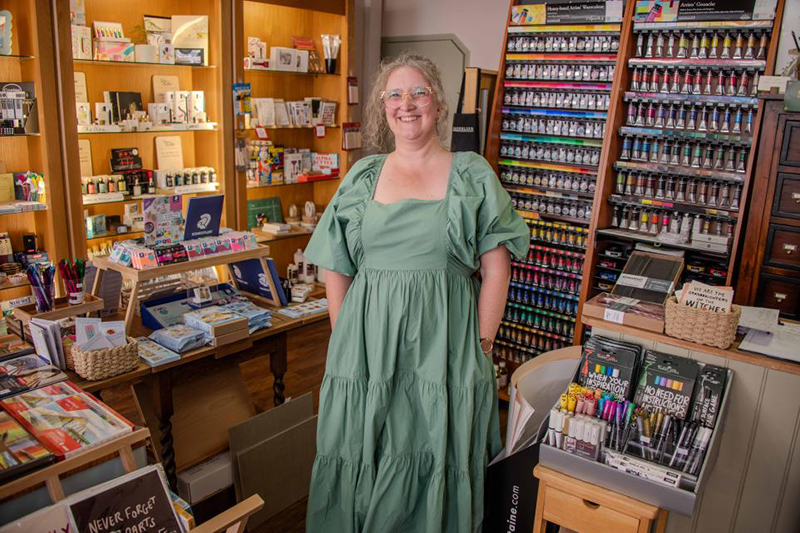 New Art Supplies Shop Opens in Tiverton